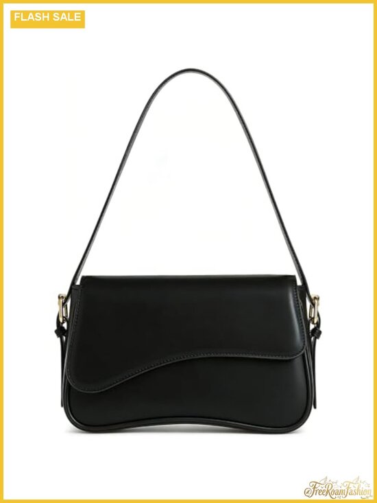 Handbags - Y2K PU Leather Shoulder Bag Crossbody Hobo Purse with Adjustable Strap